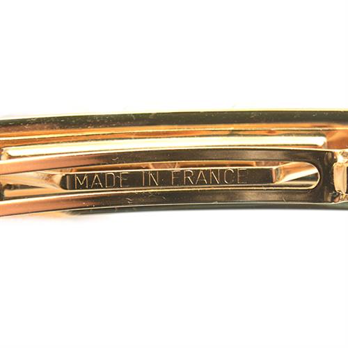 ルイヴィトン 髪留め レディース ビーマインドフル フェイクパール バレッタ モノグラムフラワー ゴールド Louis Vuitton M68953 中古