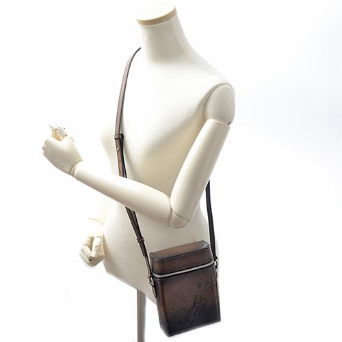 ベルルッティ バッグ メンズ フリー スクリットスワイプ メッセンジャーバッグ レザー ブラウン BERLUTI 中古