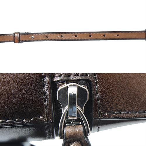 ベルルッティ バッグ メンズ フリー スクリットスワイプ メッセンジャーバッグ レザー ブラウン BERLUTI 中古