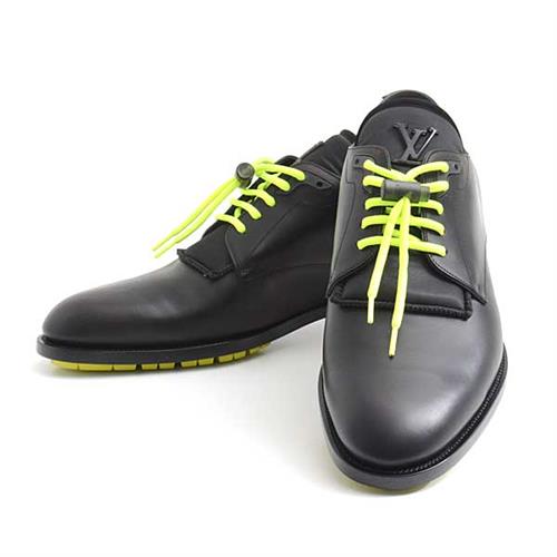 ルイヴィトン 靴 メンズ ダービー ドレスシューズ フォーマル サイズ7 日本サイズ26cm ブラック Louis Vuitton 中古