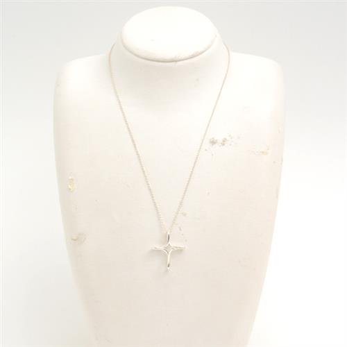 ティファニー ネックレス レディース インフィニティ クロス ネックレス シルバー TIFFANY SV925 中古