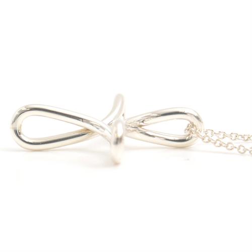 ティファニー ネックレス レディース インフィニティ クロス ネックレス シルバー TIFFANY SV925 中古
