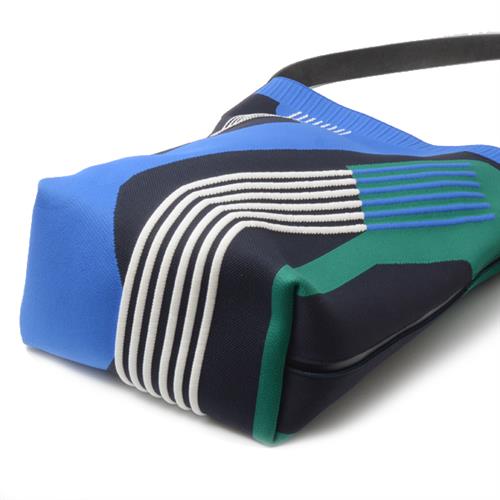 エルメス バッグ メンズ レディース エトリヴィエール ディナモ MM ワンショルダー トートバッグ Y刻印 ブルー グリーン HERMES 中古