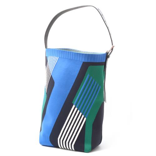 エルメス バッグ メンズ レディース エトリヴィエール ディナモ MM ワンショルダー トートバッグ Y刻印 ブルー グリーン HERMES 中古