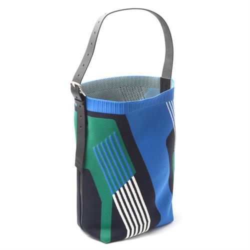 エルメス バッグ メンズ レディース エトリヴィエール ディナモ MM ワンショルダー トートバッグ Y刻印 ブルー グリーン HERMES 中古