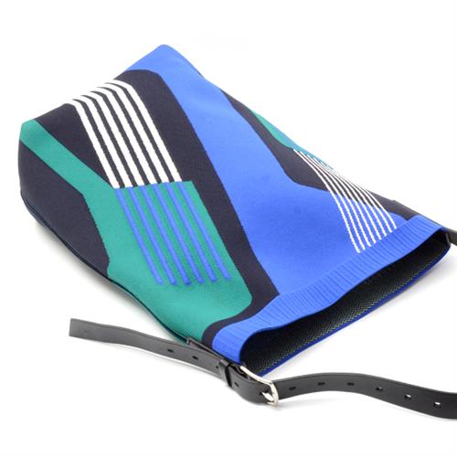 エルメス バッグ メンズ レディース エトリヴィエール ディナモ MM ワンショルダー トートバッグ Y刻印 ブルー グリーン HERMES 中古