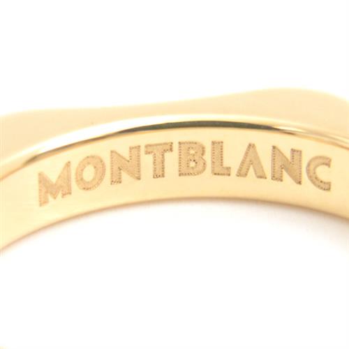 モンブラン 指輪 レディース 4810コレクション ホワイトスター モチーフ リング 51号 イエローゴールド MONTBLANC 750YG 中古