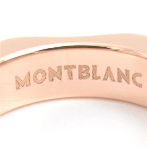 モンブラン 指輪 レディース 4810コレクション ホワイトスター モチーフ ダイヤモンド リング 52号 ピンクゴールド MONTBLANC 750PG 中古