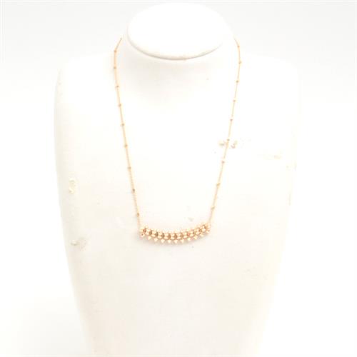 カルティエ ネックレス レディース クラッシュ ドゥ カルティエ MM ネックレス ピンクゴールド Cartier 750PG 中古