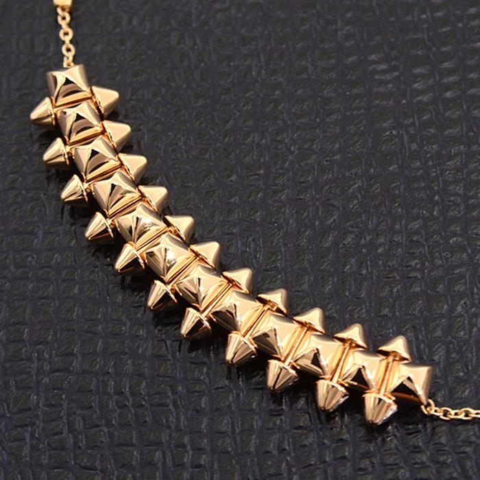 カルティエ ネックレス レディース クラッシュ ドゥ カルティエ MM ネックレス ピンクゴールド Cartier 750PG 中古