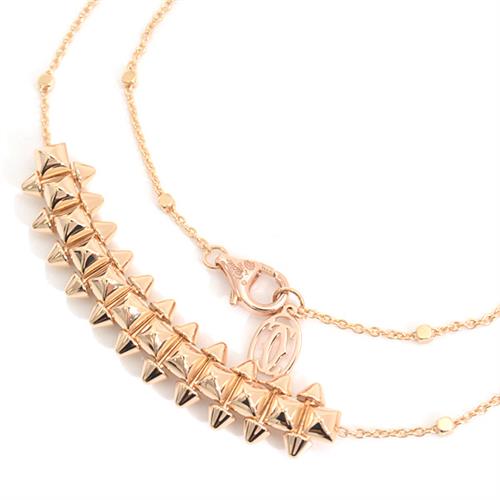 カルティエ ネックレス レディース クラッシュ ドゥ カルティエ MM ネックレス ピンクゴールド Cartier 750PG 中古