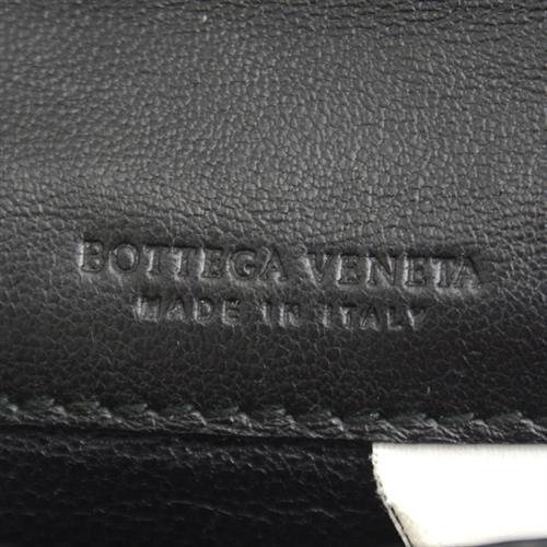 ボッテガヴェネタ カードケース メンズ マチ付き カードケース 名刺入れ ブラック クロコダイル BOTTEGA VENETA 中古
