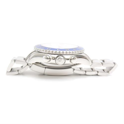 ロレックス 時計 メンズ ヨットマスターⅡ ランダム ホワイト文字盤 自動巻き ステンレス ROLEX 116680 SS 中古