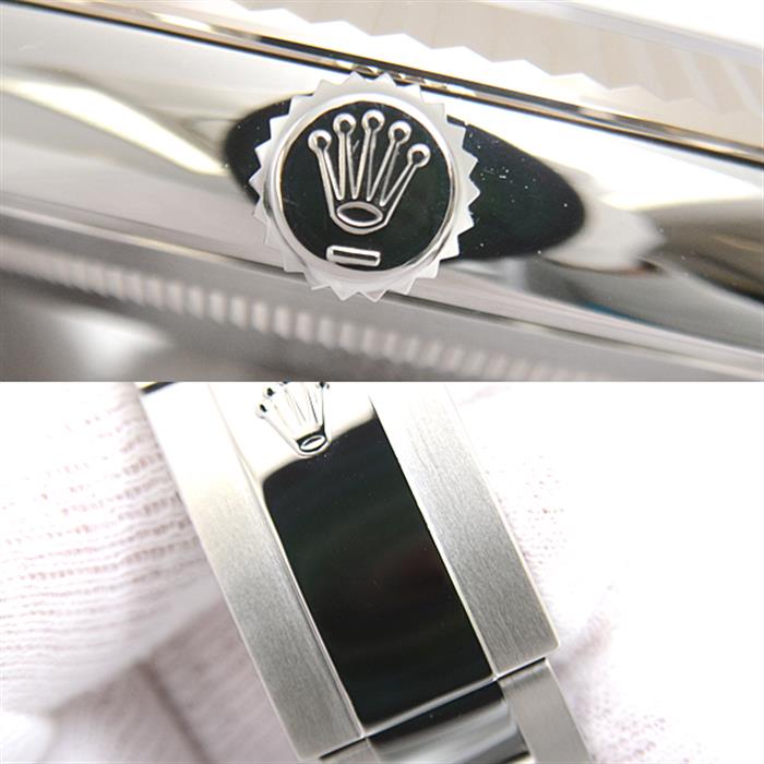 ロレックス 時計 メンズ デイトジャスト アズーロブルー文字盤 ローマ数字 自動巻き ランダム ステンレス ROLEX SS×750WG 中古