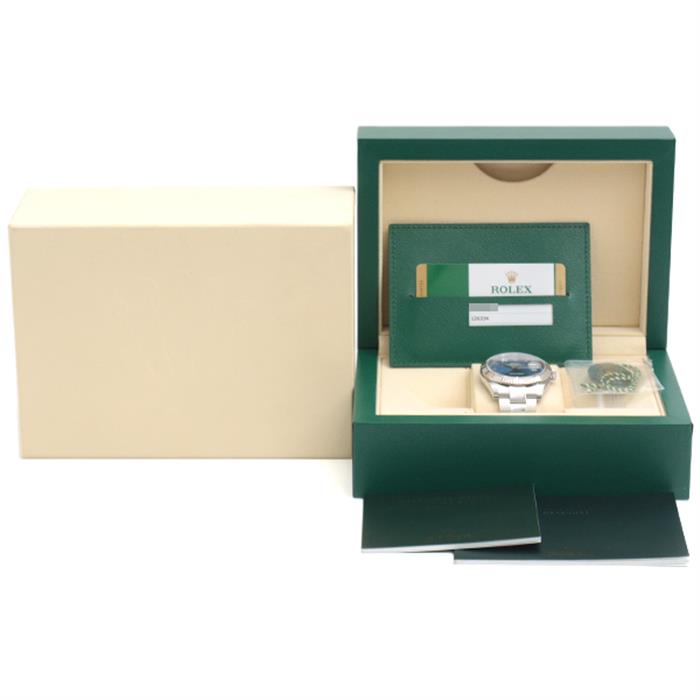 ロレックス 時計 メンズ デイトジャスト アズーロブルー文字盤 ローマ数字 自動巻き ランダム ステンレス ROLEX SS×750WG 中古