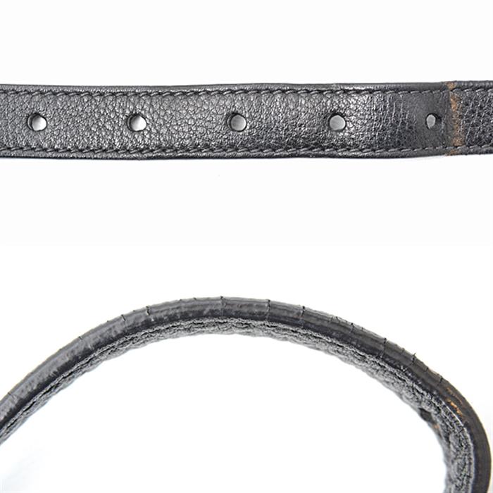 プラダ バッグ レディース ヴィッテロダイノ ショルダーバッグ ダブルファスナー ダブルジップ ブラック PRADA 1BH079 中古