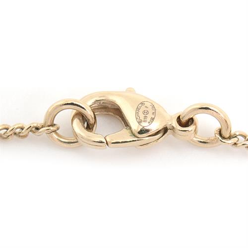 シャネル ネックレス レディース ラインストーン ココマーク B19 ゴールドカラー CHANEL GP 中古