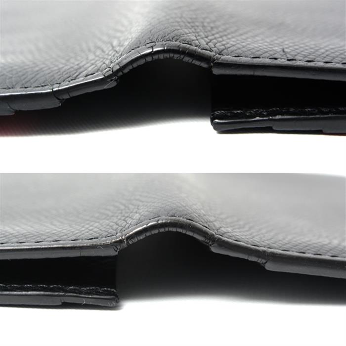 カミーユフォルネ 財布 メンズ ヴェルソ アリゲーター 二つ折り長財布 レザー ブラック CamilleFournet 中古