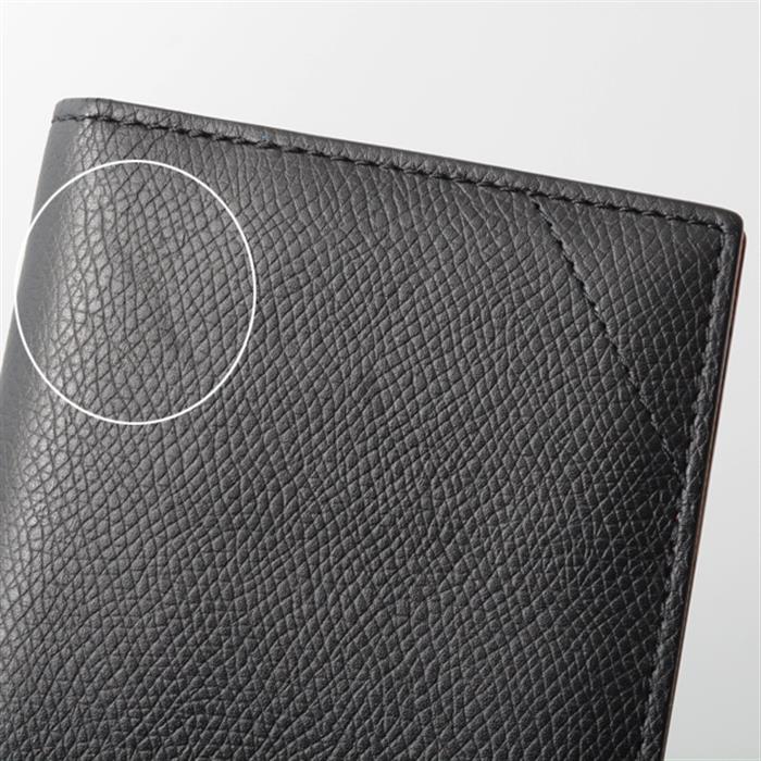 カミーユフォルネ 財布 メンズ ヴェルソ アリゲーター 二つ折り長財布 レザー ブラック CamilleFournet 中古