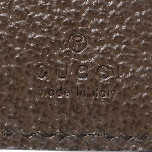 グッチ 財布 レディース オフィディア GGスプリーム 二つ折り財布 ブラウン系 699353 GUCCI 中古