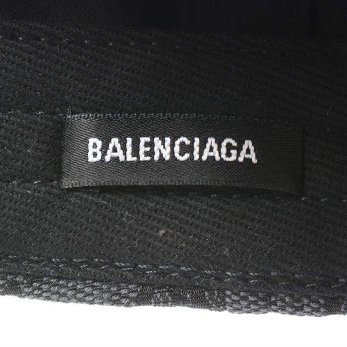 バレンシアガ 服飾小物 レディース 帽子 キャップ グッチコラボ ハッカープロジェクト ブラック S BALENCIAGA 680717 未使用品