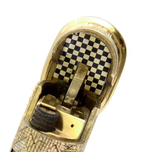 ダンヒル ライター メンズ ドレス ガスライター 18Kアウタージャケット ゴールド dunhill 18KYG WG 中古