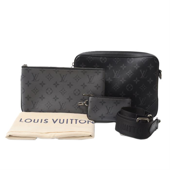 ルイヴィトン バッグ メンズ モノグラムエクリプス トリオ・メッセンジャー ショルダーバッグ Louis Vuitton M69443 中古
