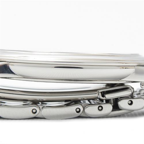 オメガ メンズ 時計 デヴィル プレステージ デイト 電池式 ブラック文字盤 ステンレス OMEGA SS 4510.52 中古