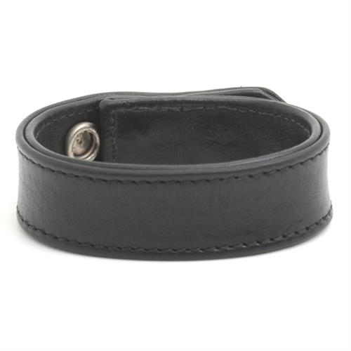 クロムハーツ ブレス メンズ 3BTN 2SNP クロスボール レザー ブレスレット レザー シルバー CHROME HEARTS SV925 中古