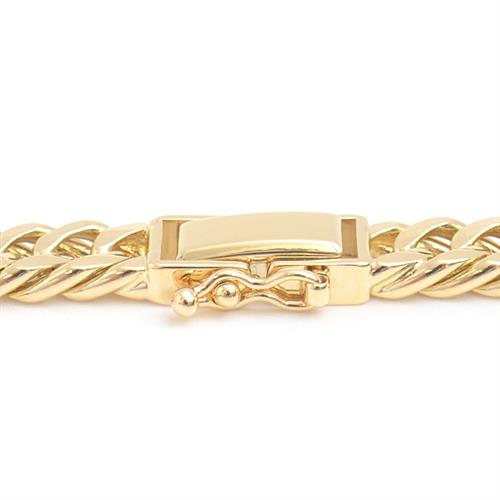 喜平 ネックレス K18 多面体ミラーカット ダブル 75g 55cm 希少 メンズ レディース チェーン イエローゴールド YG 中古