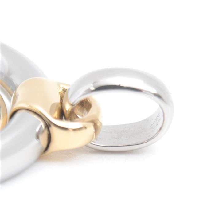 ブルガリ ペンダント レディース ホロスコープ 乙女座 ペンダント トップ ステンレス ゴールド BVLGARI SS×750YG 中古