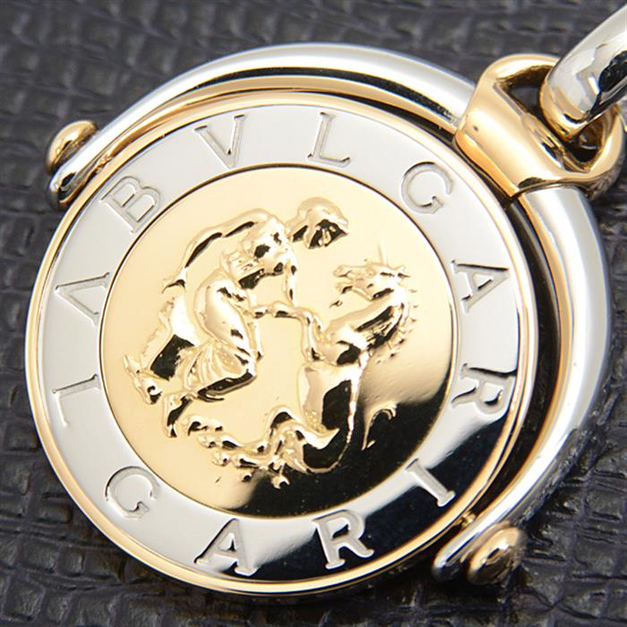 ブルガリ ペンダント レディース ホロスコープ 乙女座 ペンダント トップ ステンレス ゴールド BVLGARI SS×750YG 中古