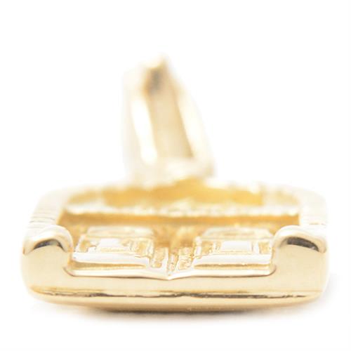 シャネル ペンダント レディース メンズ ドアモチーフ ペンダントトップ チャーム イエローゴールド CHANEL 750YG 中古