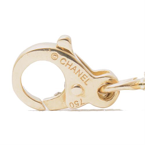 シャネル ペンダント レディース メンズ ドアモチーフ ペンダントトップ チャーム イエローゴールド CHANEL 750YG 中古