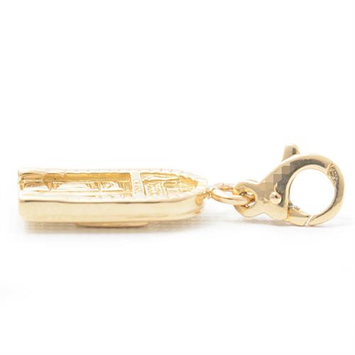 シャネル ペンダント レディース メンズ ドアモチーフ ペンダントトップ チャーム イエローゴールド CHANEL 750YG 中古