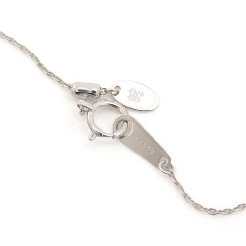 モニッケンダム ネックレス レディース ホワイトポージー ダイヤモンド ネックレス D0.46ct プラチナ MONNICKENDAM PT900 中古