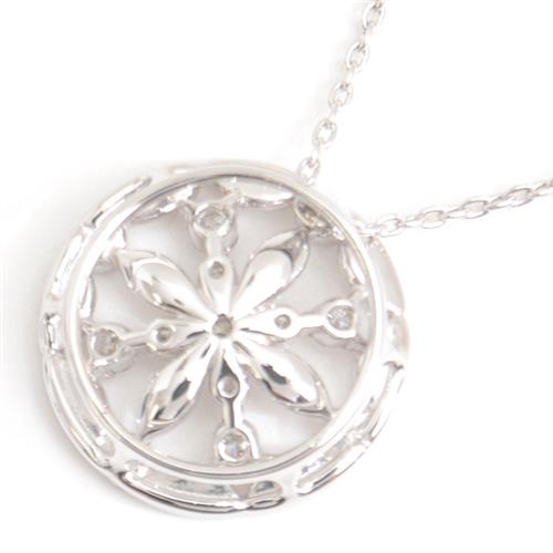 モニッケンダム ネックレス レディース ホワイトポージー ダイヤモンド ネックレス D0.46ct プラチナ MONNICKENDAM PT900 中古