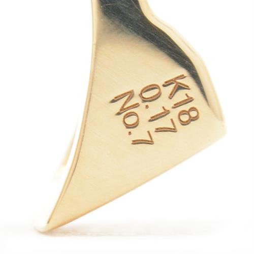 ゆきざき ペンダント ユニセックス ノンブル ナンバー7 ダイヤモンド ペンダントトップ 0.17ct イエローゴールド NOMBRE K18WG NO.7 中古