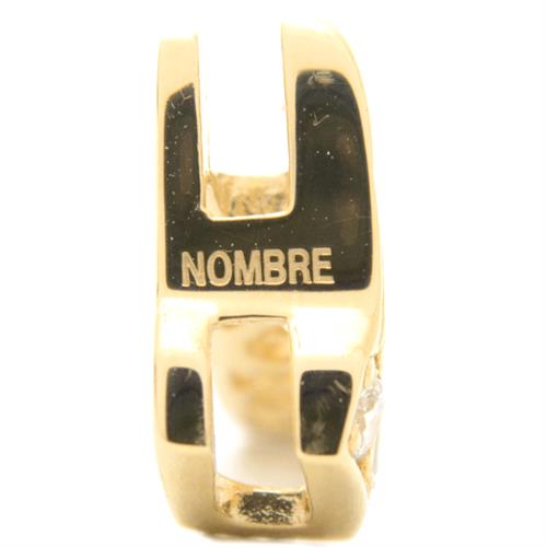 ゆきざき ペンダント ユニセックス ノンブル ナンバー7 ダイヤモンド ペンダントトップ 0.17ct イエローゴールド NOMBRE K18WG NO.7 中古