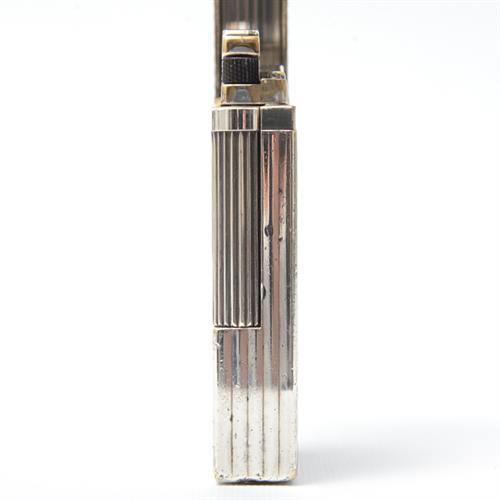 デュポン ライター メンズ ギャッツビー ローラガスライター メンテナンス済み ストライプ シルバー S.T.Dupont 中古