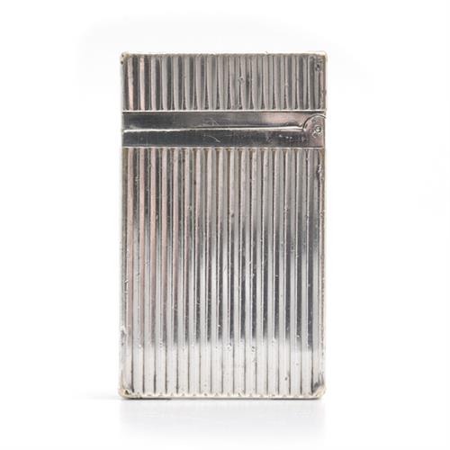 デュポン ライター メンズ ギャッツビー ローラガスライター メンテナンス済み ストライプ シルバー S.T.Dupont 中古