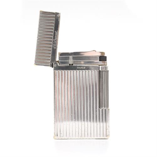 デュポン ライター メンズ ギャッツビー ローラガスライター メンテナンス済み ストライプ シルバー S.T.Dupont 中古
