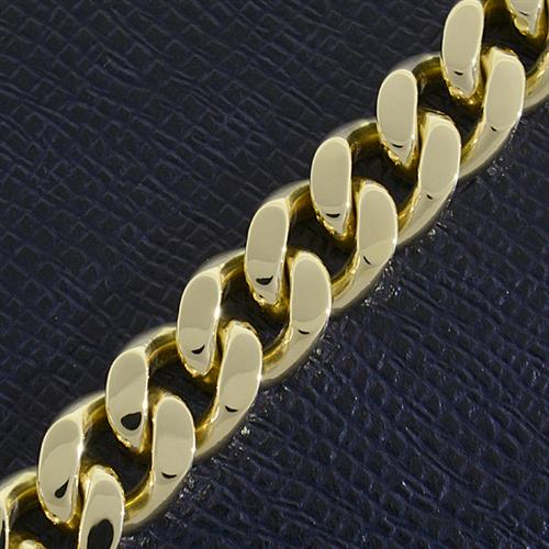 ジュエリーマキ 喜平 ブレスレット K18 2面カット 100g 22cm メンズ チェーン イエローゴールド YG 中古