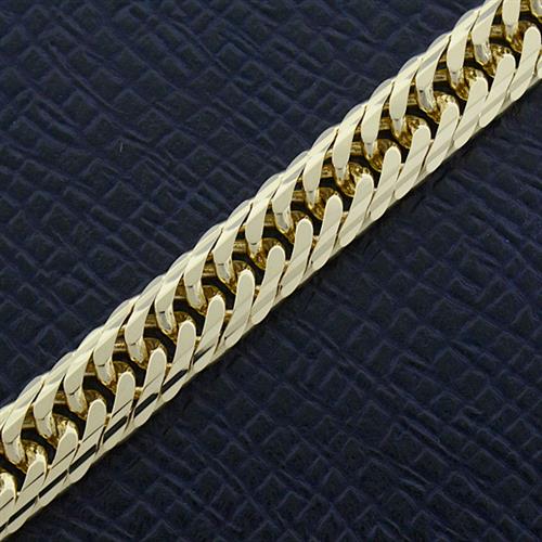 喜平 ブレスレット K18 Mカット トリプル 20g 20cm 造幣局検定刻印入 メンズ レディース チェーン イエローゴールド YG 中古