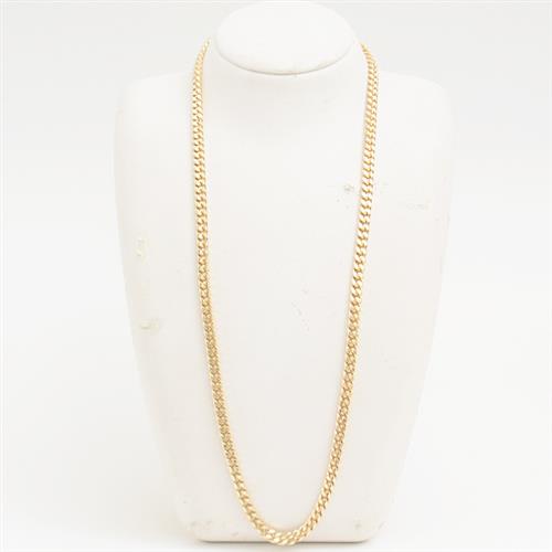 喜平 ネックレス K18 12面カット 65g 60cm メンズ レディース チェーン イエローゴールド YG 中古