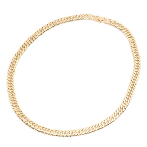 喜平 ネックレス K18 6面カット ダブル 100g 50cm 造幣局検定刻印入 メンズ レディース チェーン イエローゴールド YG 中古