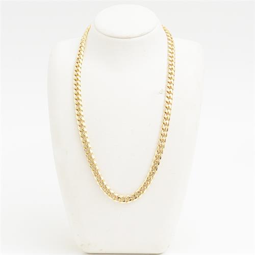 喜平 ネックレス K18 8面カット 100g 50cm 造幣局検定刻印入 メンズ レディース チェーン イエローゴールド YG 中古