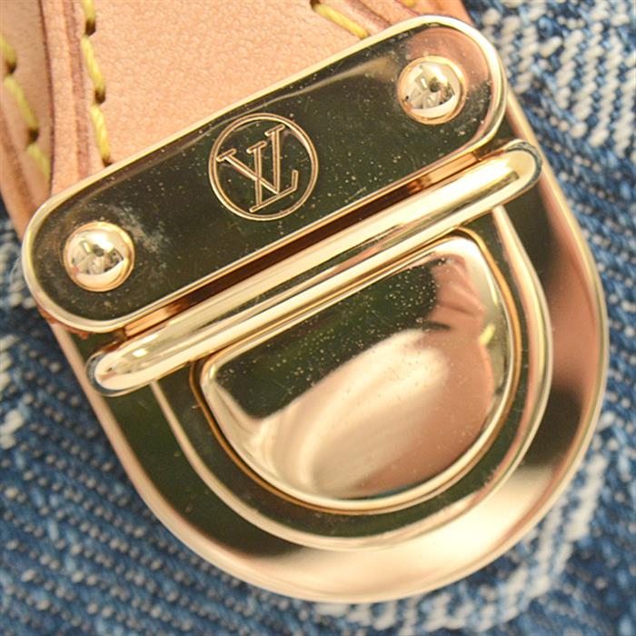ルイヴィトン バッグ レディース トゥルース・スピーディGM ポーチ モノグラムデニム デニムブルー Louis Vuitton M95081 中古