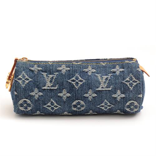 ルイヴィトン バッグ レディース トゥルース・スピーディGM ポーチ モノグラムデニム デニムブルー Louis Vuitton M95081 中古