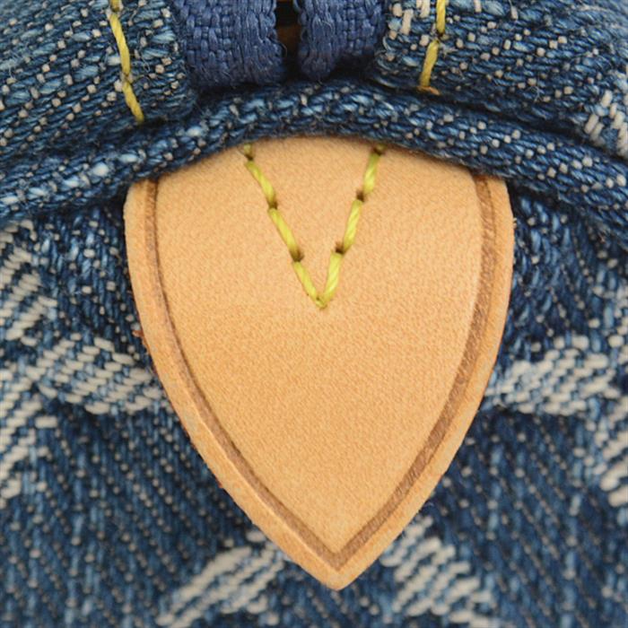 ルイヴィトン バッグ レディース トゥルース・スピーディGM ポーチ モノグラムデニム デニムブルー Louis Vuitton M95081 中古